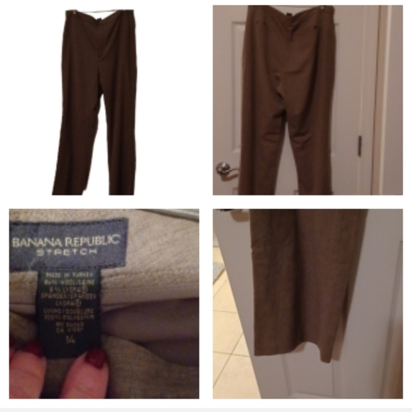 💙💫 Banana REPUBLIC STRETCH  Pants - Picture 1 of 10